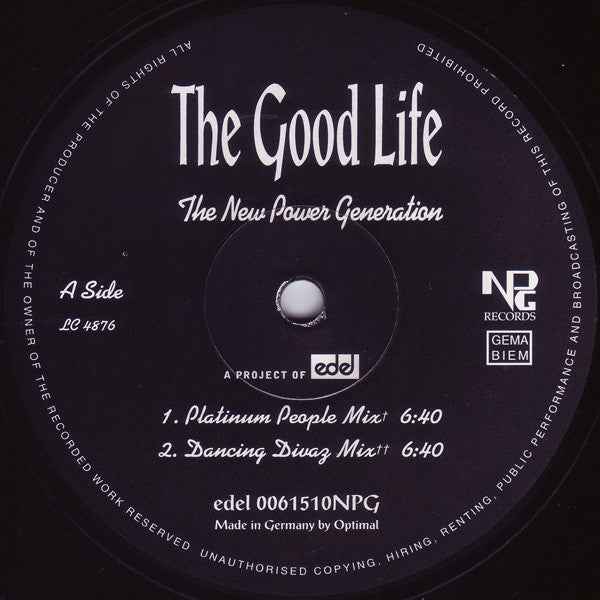 The New Power Generation - The Good Life (12") (Near Mint (NM or M-))