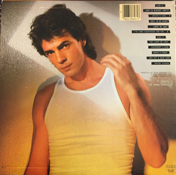 Rick Springfield : Working Class Dog (LP, Album, Bar)