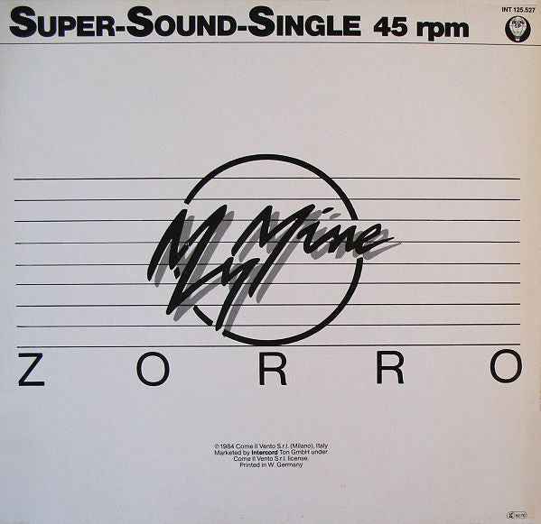 My Mine - Zorro (12") (Near Mint (NM or M-))