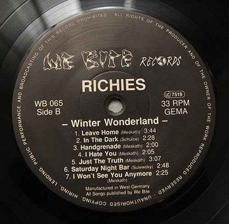 Richies - Winter Wonderland (LP) (Near Mint (NM or M-))