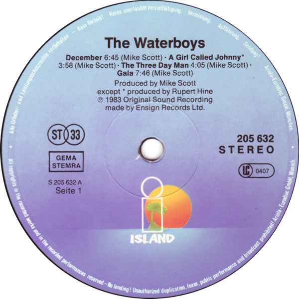 The Waterboys The Waterboys (LP) (Near Mint (NM Or M ))