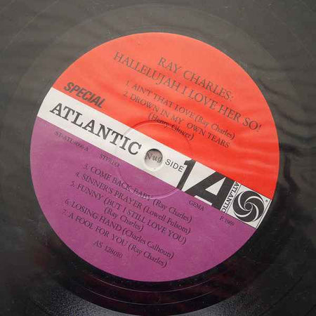 Ray Charles - Hallelujah I Love Her So (LP) (Very Good Plus (VG+))