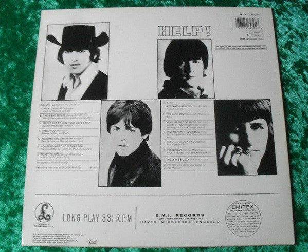 The Beatles : Help! (LP, Album, RE, RM, DMM)