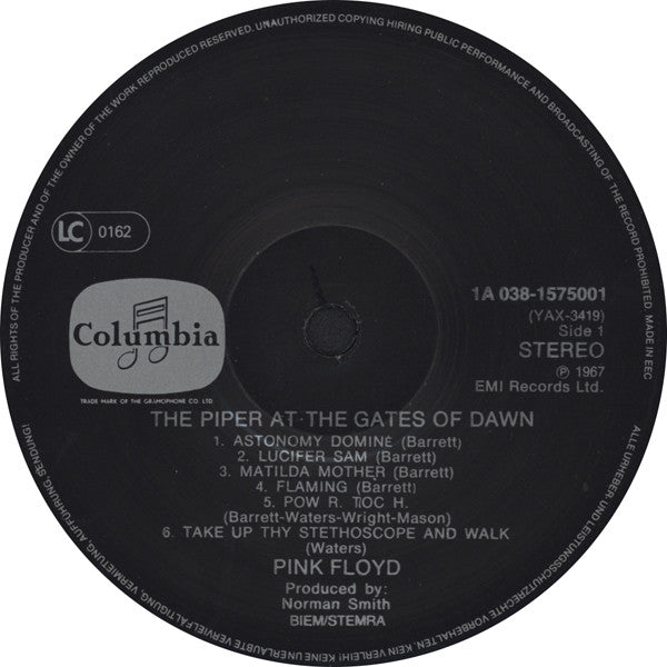 Pink Floyd : The Piper At The Gates Of Dawn (LP, Album, RE)