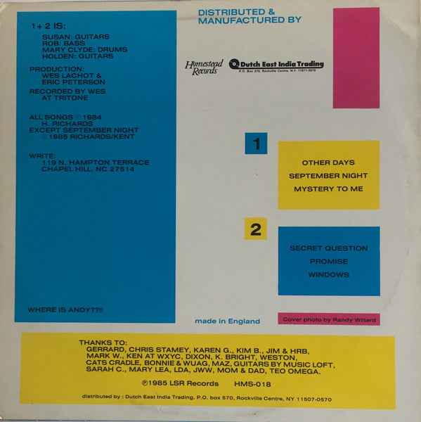 One Plus Two - The Ivy Room (LP) (Near Mint (NM or M-))