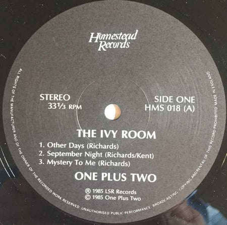 One Plus Two - The Ivy Room (LP) (Near Mint (NM or M-))