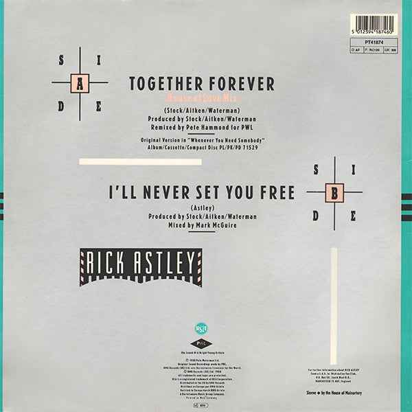 Rick Astley - Together Forever (House Of Love Mix) (12") (Very Good Plus (VG+))