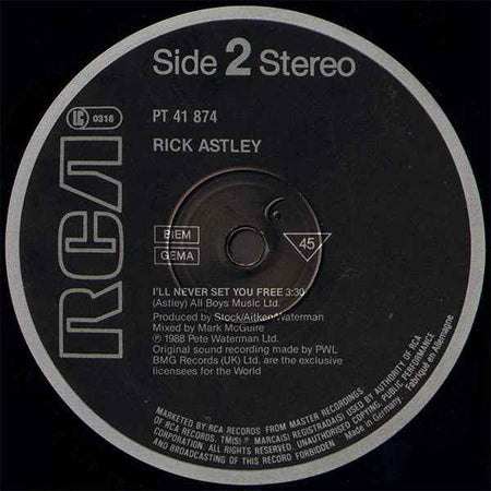 Rick Astley - Together Forever (House Of Love Mix) (12") (Very Good Plus (VG+))