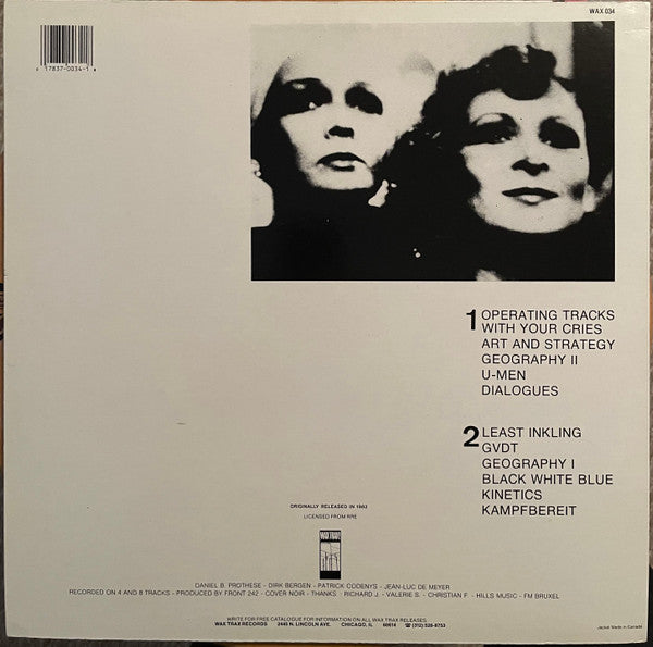 Front 242 : Geography (LP, Album, RE)