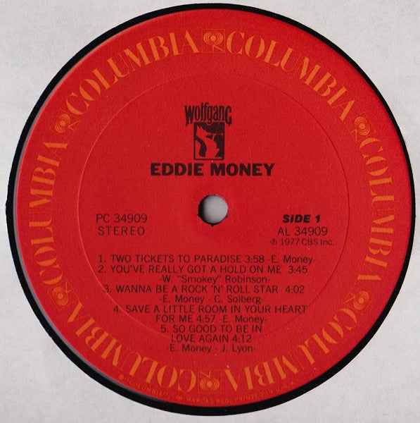Eddie Money - Eddie Money (LP) (Very Good Plus (VG+))