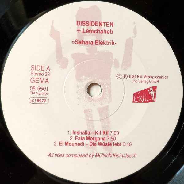Dissidenten + Lemchaheb - Sahara Electric (LP) (Near Mint (NM or M-))