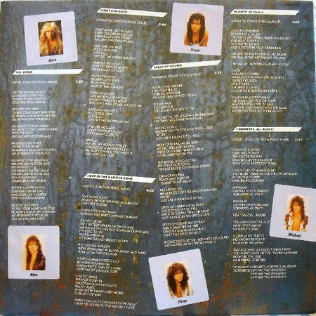 Warlock (2) : True As Steel (LP, Album)