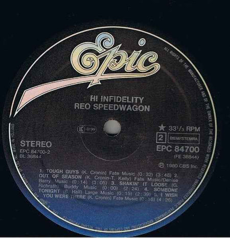 REO Speedwagon - Hi Infidelity (LP) (Near Mint (NM or M-))