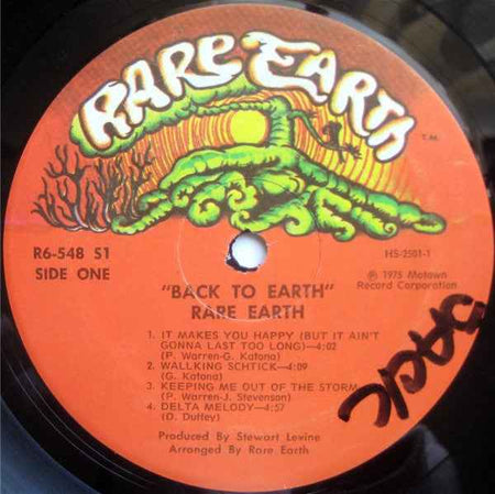 Rare Earth - Back To Earth (LP) (Near Mint (NM or M-))