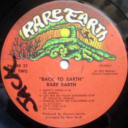 Rare Earth - Back To Earth (LP) (Near Mint (NM or M-))