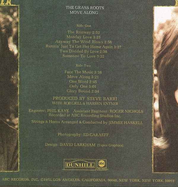 The Grass Roots - Move Along (LP) (Very Good Plus (VG+))