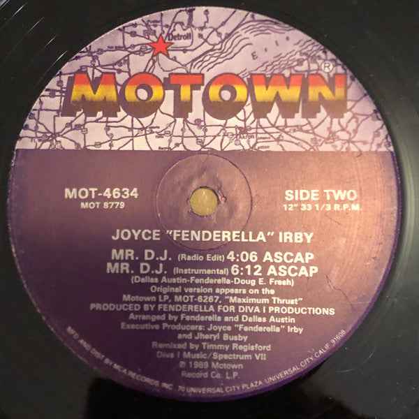 Joyce "Fenderella" Irby - Mr. D.J. (12") (Near Mint (NM or M-))