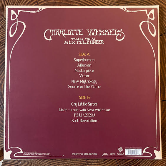 Charlotte Wessels : Tales From Six Feet Under (LP, Album, Ltd, Cre)