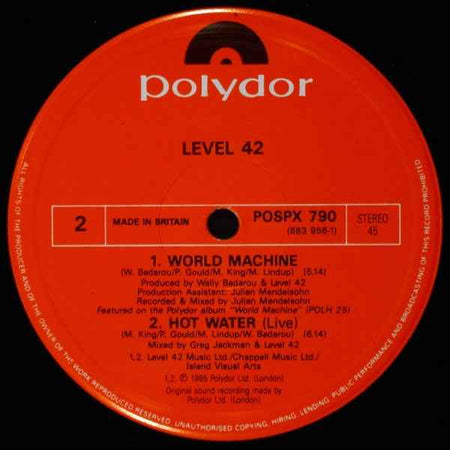 Level 42 - Lessons In Love (Extended Version) (12") (Near Mint (NM or M-))