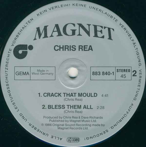 Chris Rea - It's All Gone (12") (Near Mint (NM or M-))