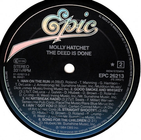 Molly Hatchet : The Deed Is Done (LP, Album)