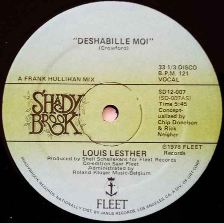Louis Lesther - Deshabille Moi (12") (Near Mint (NM or M-))
