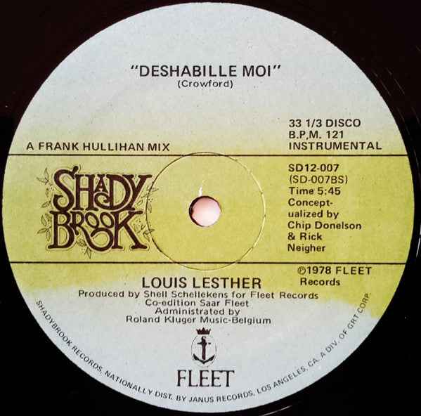 Louis Lesther - Deshabille Moi (12") (Near Mint (NM or M-))