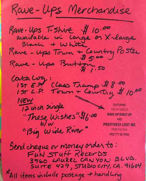 The Rave-Ups - These Wishes / Big Wide River (12") (Near Mint (NM or M-))