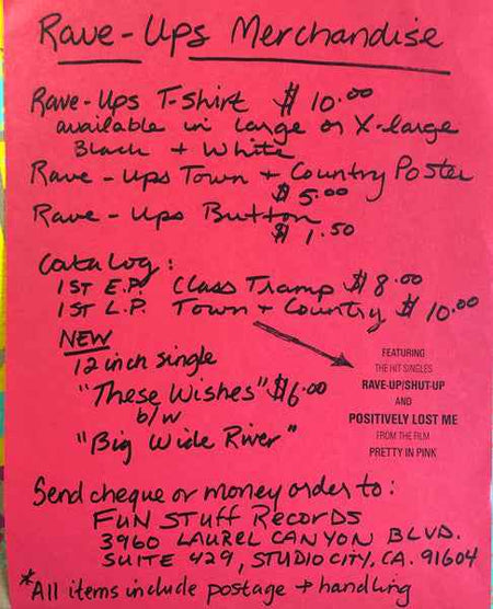 The Rave-Ups - These Wishes / Big Wide River (12") (Near Mint (NM or M-))
