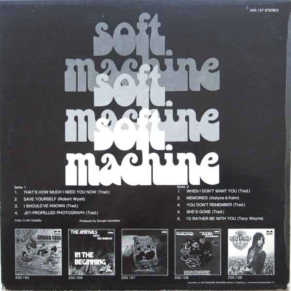 Soft Machine Soft Machine (LP) (Very Good (VG))
