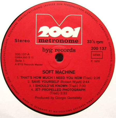 Soft Machine Soft Machine (LP) (Very Good (VG))