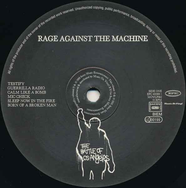 Rage Against The Machine - The Battle Of Los Angeles (LP) (Near Mint (NM or M-))