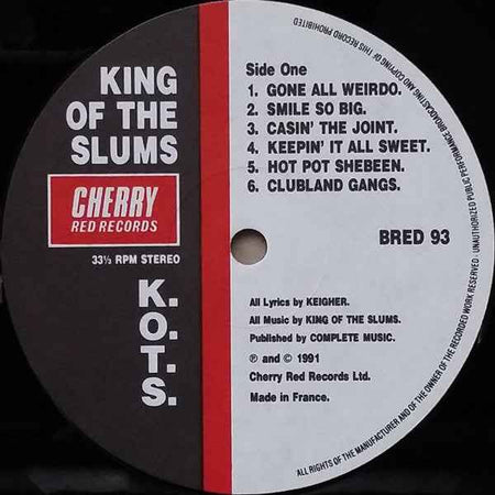 King Of The Slums - Blowzy Weirdos (LP) (Near Mint (NM or M-))