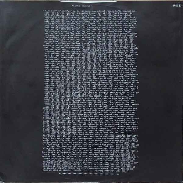 King Of The Slums - Blowzy Weirdos (LP) (Near Mint (NM or M-))