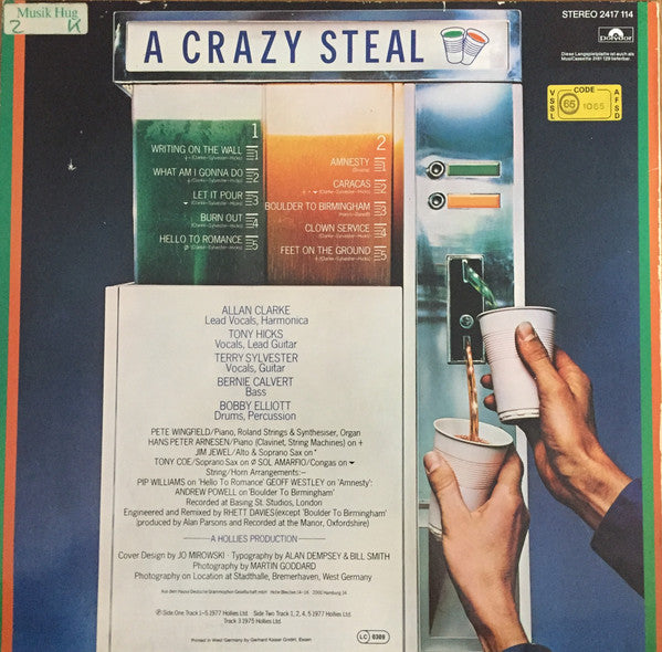 The Hollies : A Crazy Steal (LP, Album)