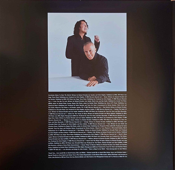 Tears For Fears : Rule The World (2xLP, Comp, RE, RP, Gat)