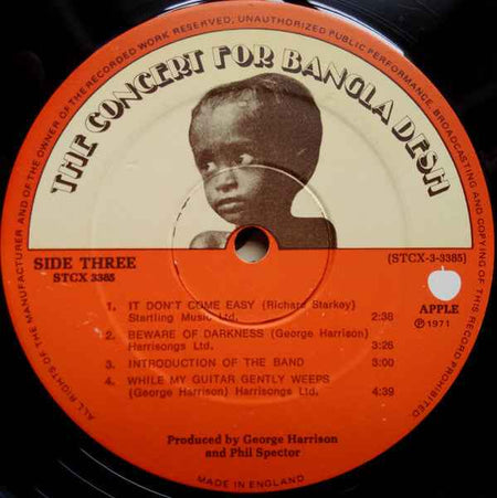 Various - The Concert For Bangla Desh (3xLP) (Very Good Plus (VG+))