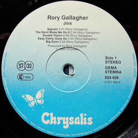Rory Gallagher - Jinx (LP) (Near Mint (NM or M-))