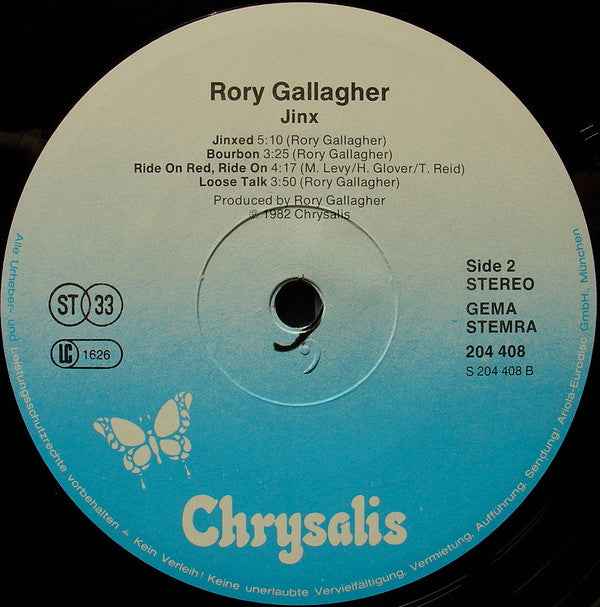 Rory Gallagher - Jinx (LP) (Near Mint (NM or M-))