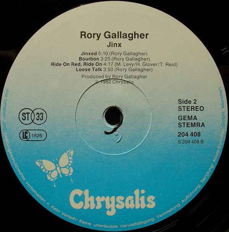 Rory Gallagher - Jinx (LP) (Near Mint (NM or M-))