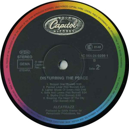 Alcatrazz - Disturbing The Peace (LP) (Near Mint (NM or M-))