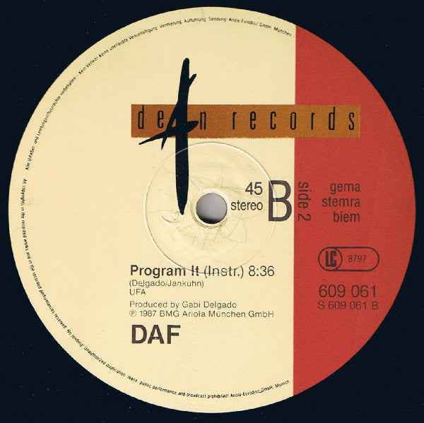 Deutsch Amerikanische Freundschaft - The Gun (12") (Very Good (VG))