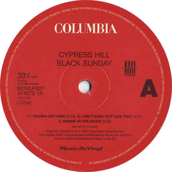 Cypress Hill - Black Sunday (2xLP) (Near Mint (NM or M-))