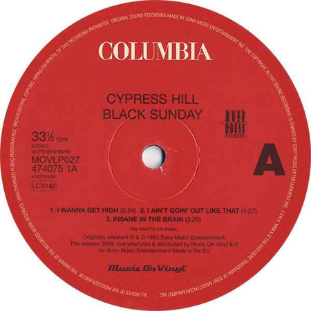Cypress Hill - Black Sunday (2xLP) (Near Mint (NM or M-))