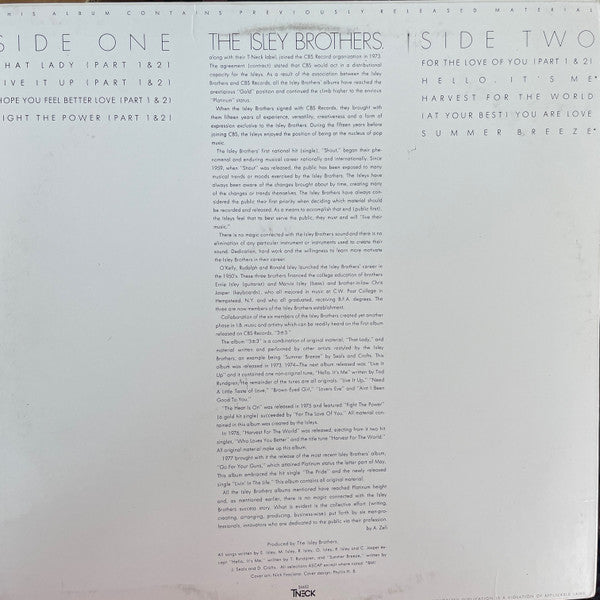The Isley Brothers : Forever Gold (LP, Comp, San)