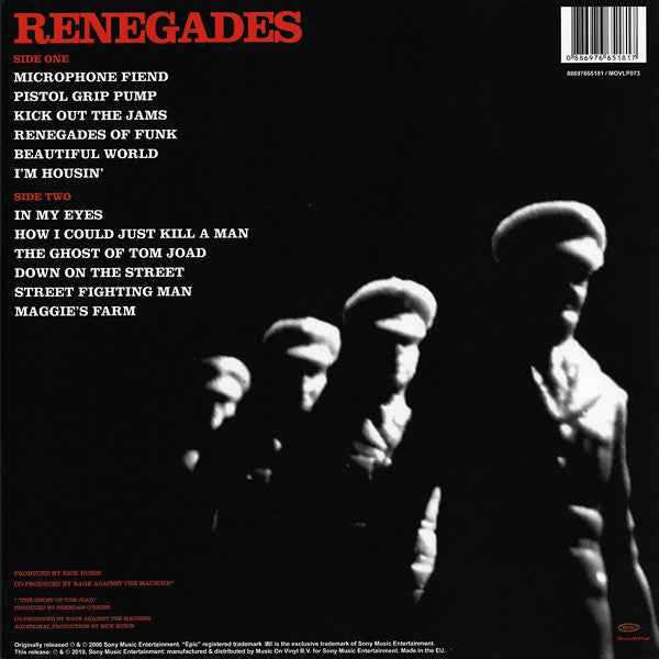 Rage Against The Machine - Renegades (LP) (Very Good Plus (VG+))