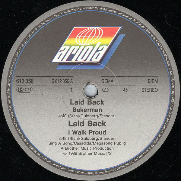Laid Back : Bakerman (12", Maxi)