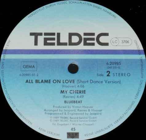 Bluebeat  - All Blame On Love (12") (Near Mint (NM or M-))