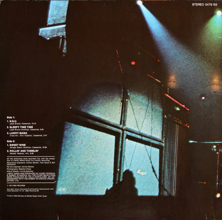 Cream (2) : Live Cream (LP, Album, RE)