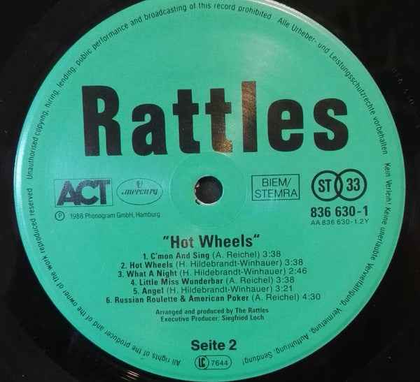 The Rattles - Hot Wheels (LP) (Near Mint (NM or M-))